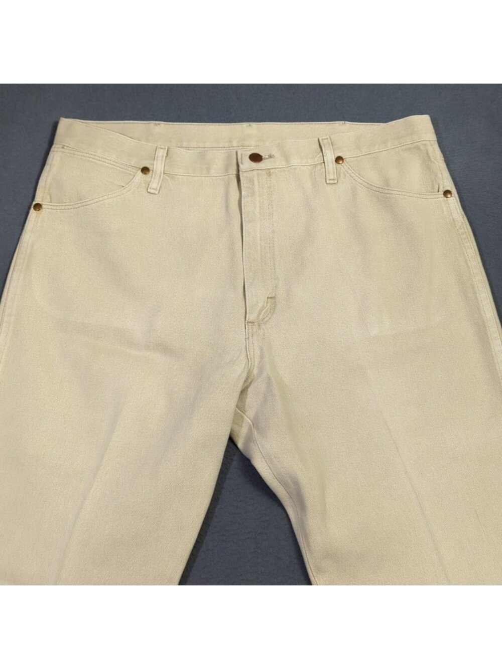 Wrangler Jeans Men's 38x32 Tan 13MWZ Cowboy Cut Western Rodeo - Picture 5 of 11